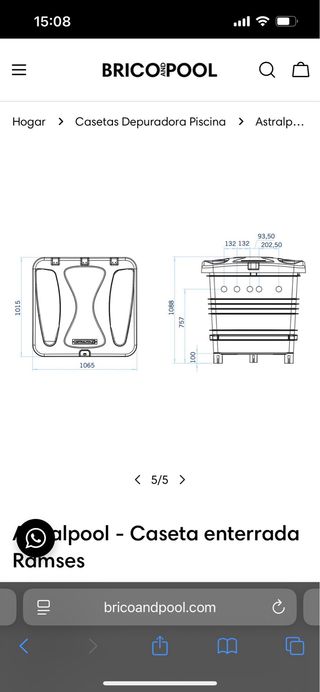 Caseta depuradora Astralpool Ramses