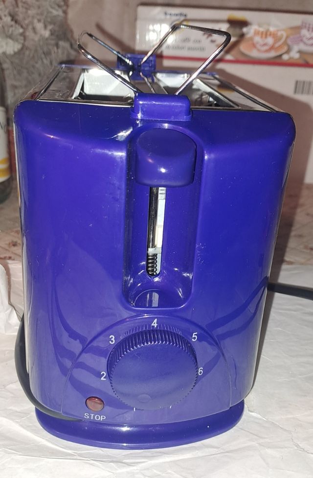 Tostapane 2 fette blu