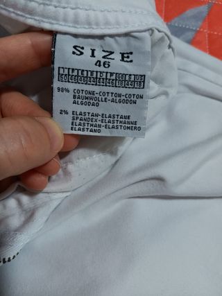 Pitillo blanco mujer
