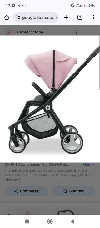 Cochecito bebé Asalvo Genius 3 piezas