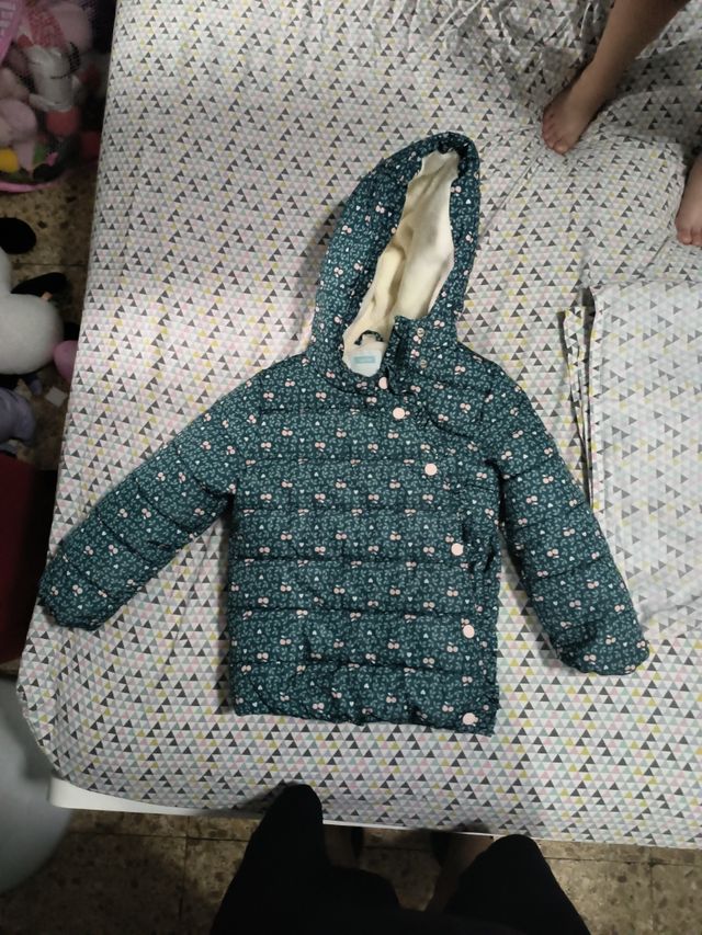 Abrigo Okaidi borreguito talla 4