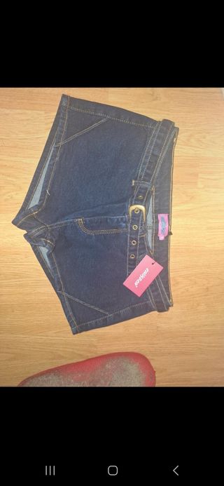 Shorts Edikted | Vaqueros azules