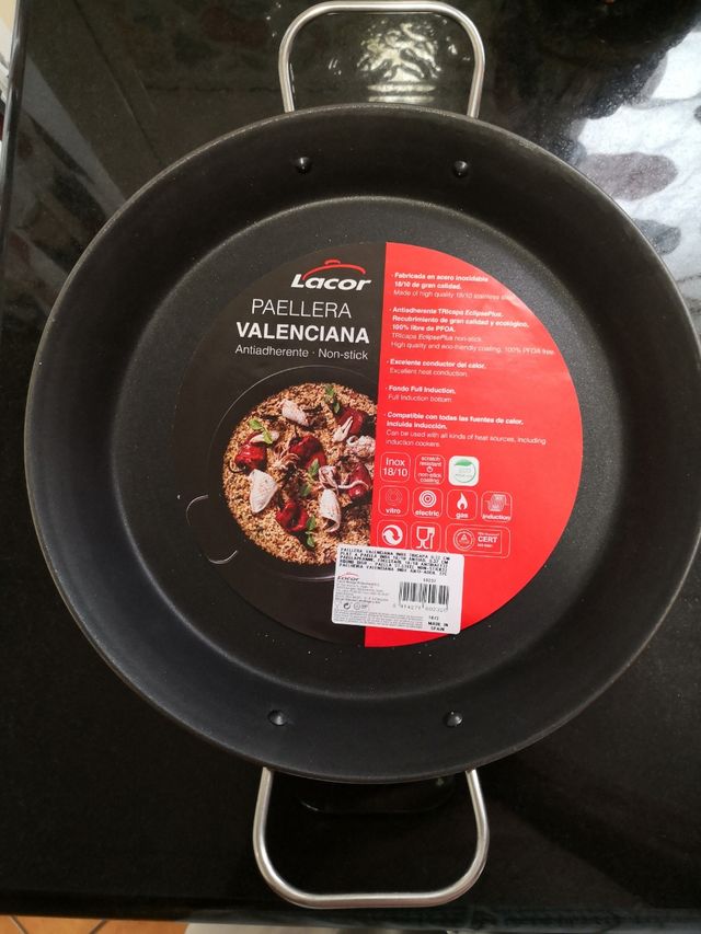 Paellera Valenciana Lacor 32cm
