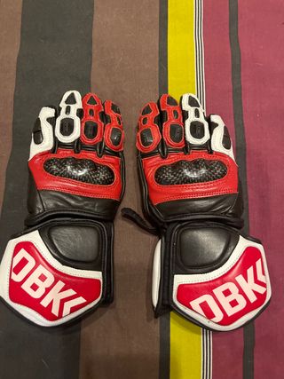 Guantes moto DBK piel Talla 8
