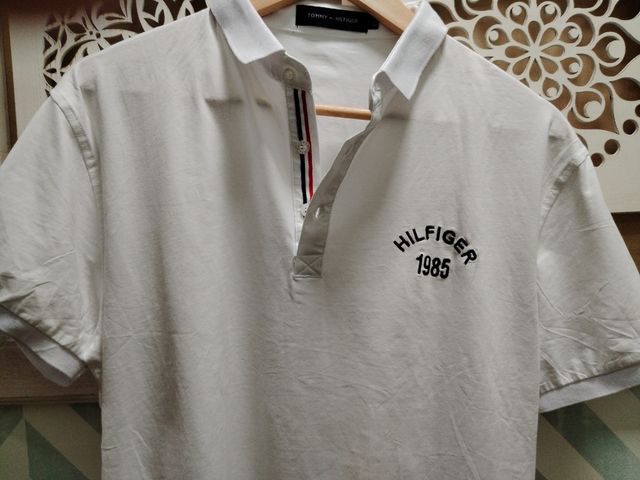 Polo Tommy Hilfiger blanco