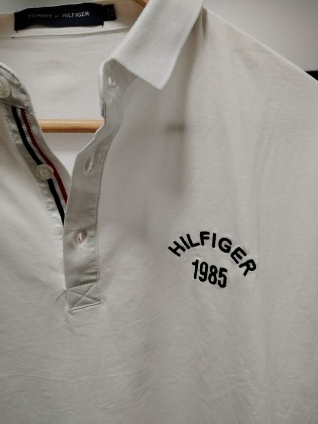 Polo Tommy Hilfiger blanco