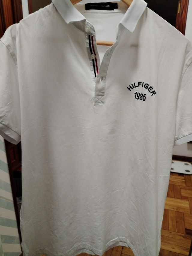Polo Tommy Hilfiger blanco