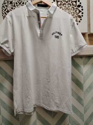 Polo Tommy Hilfiger blanco