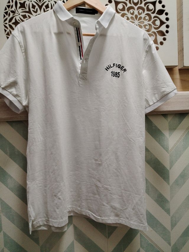 Polo Tommy Hilfiger blanco