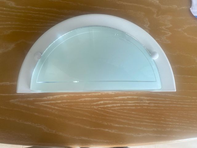 Aplique pared - Blanco - Cristal