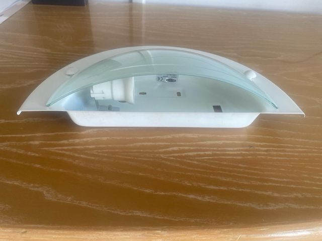 Aplique pared - Blanco - Cristal