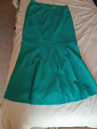 Traje madrina turquesa