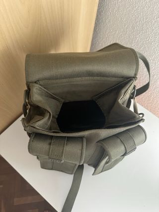Mochila militar vintage verde oliva