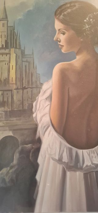 Dipinto su tavola di compensato "Sogno d'estate"