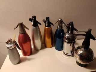 Collezione 7 Bottiglie Vintage (6 Seltz e 1 Panna)