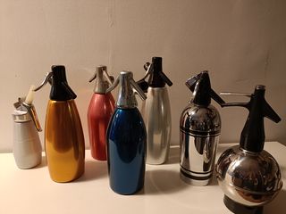 Collezione 7 Bottiglie Vintage (6 Seltz e 1 Panna)