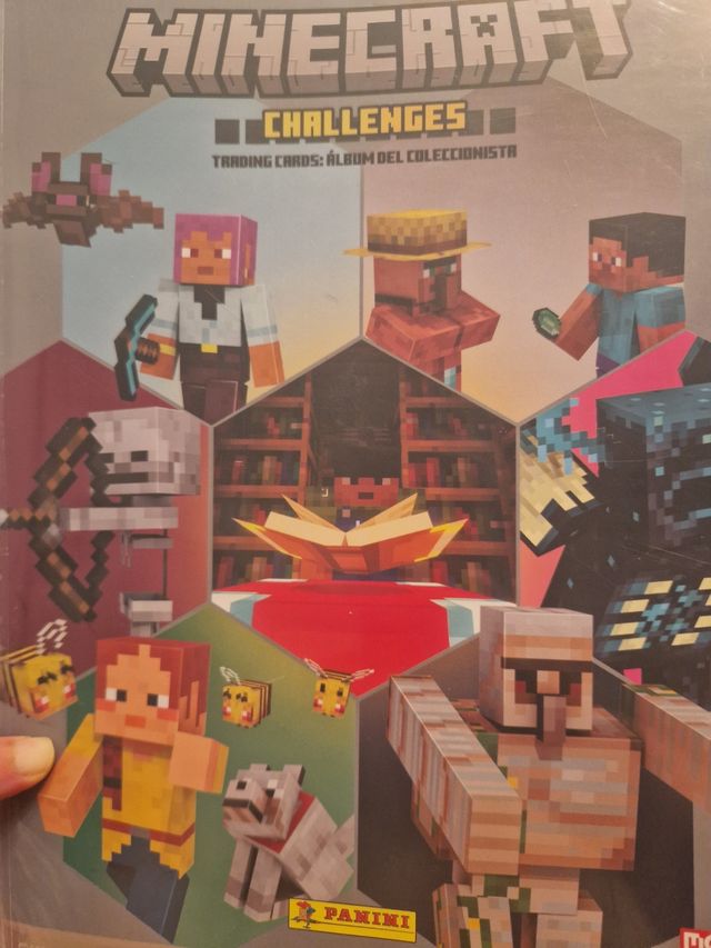 Cartas coleccionables Minecraft challenges. 
