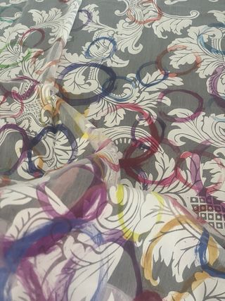 Tessuto decorativo multicolor