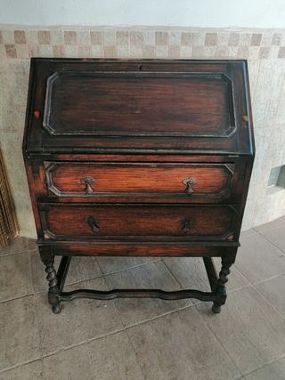 Escritorio Secretaire inglés antiguo
