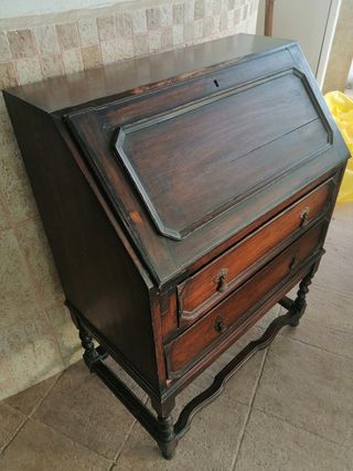 Escritorio Secretaire inglés antiguo