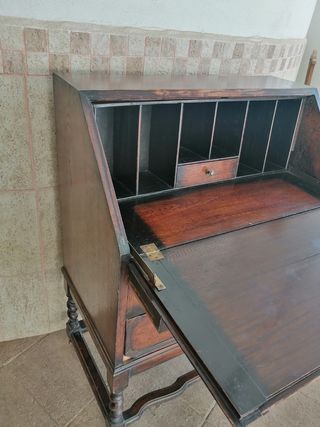 Escritorio Secretaire inglés antiguo