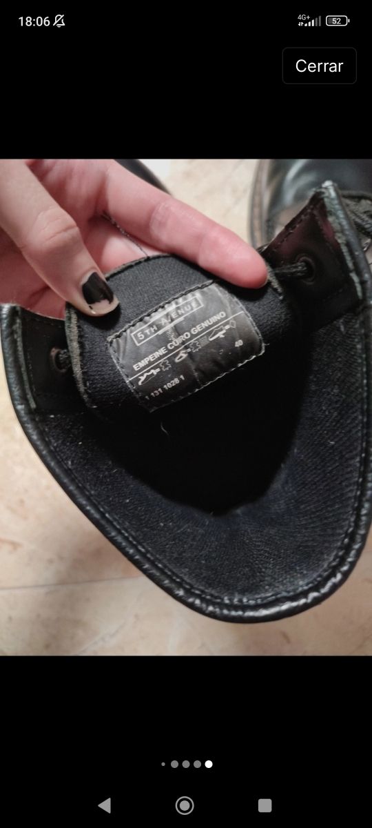 Botas militares Dr. Martens negras talla 40