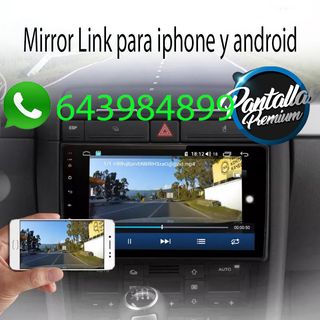 Radio pantalla CARPLAY GPS para Audi A4 Seat Exeo