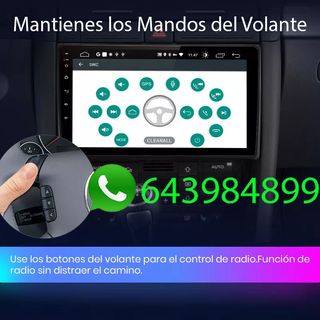 Radio pantalla CARPLAY GPS para Audi A4 Seat Exeo