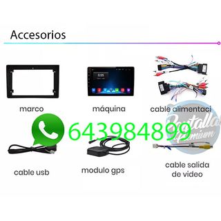 Radio pantalla CARPLAY GPS para Audi A4 Seat Exeo