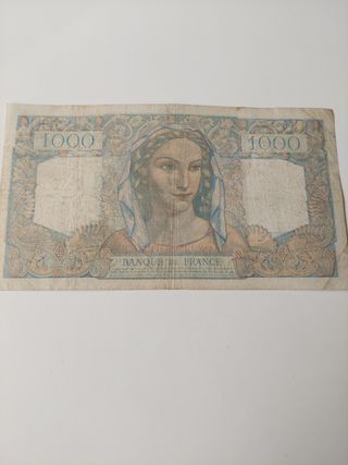 Billete 1000 Francos Francia