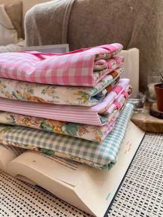 Funda libro - Flores -