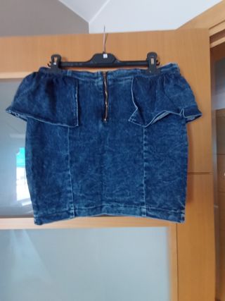 Falda vaquera Pull&Bear M