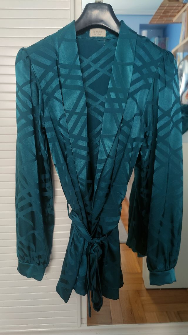 Traje pantalón Le Muse - Verde azulado