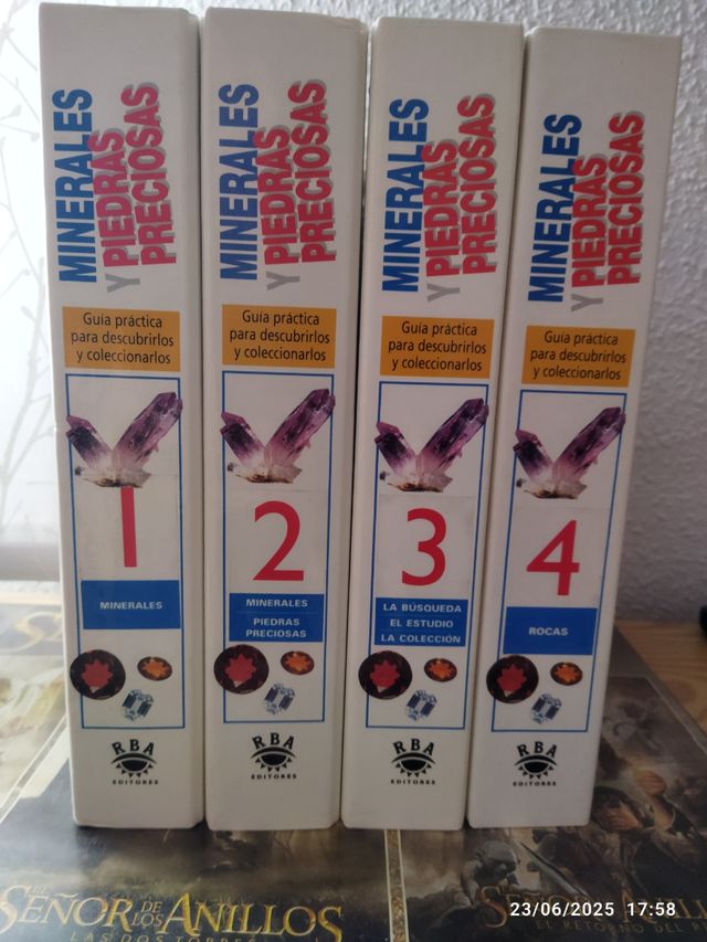 Minerales y Piedras preciosas: colección completa