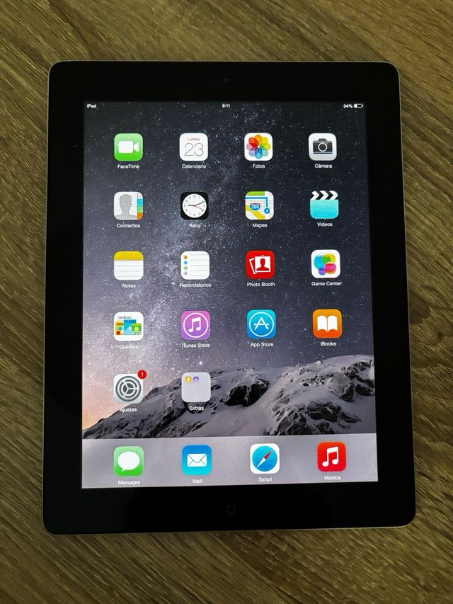 iPad 2 Apple - Negro/Plata