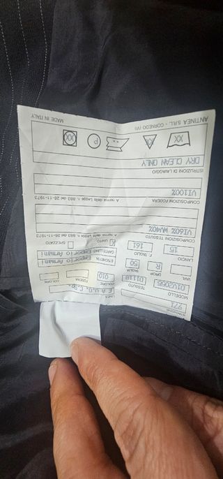 Blazer Emporio Armani Uomo Nero T 50
Made italy