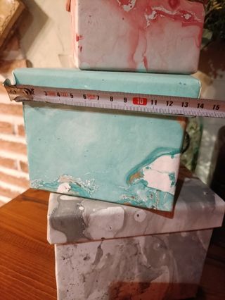 3 Cajas Decorativas - Marmolado