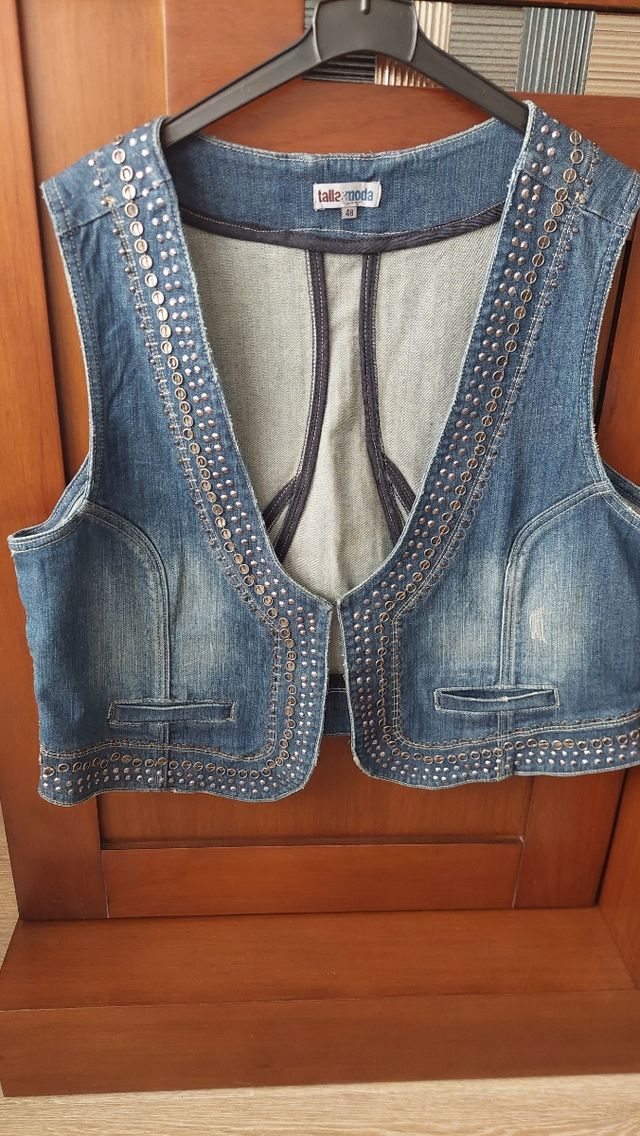 Chaleco vaquero mujer