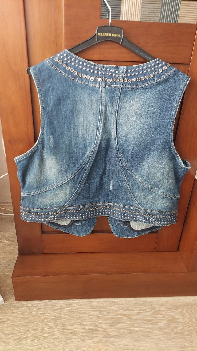 Chaleco vaquero mujer