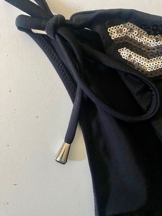 Bikini Calzedonia nero e argento