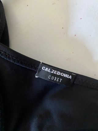 Bikini Calzedonia nero e argento