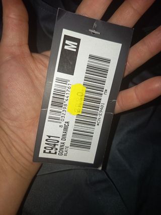 Falda deportiva negra M lotto