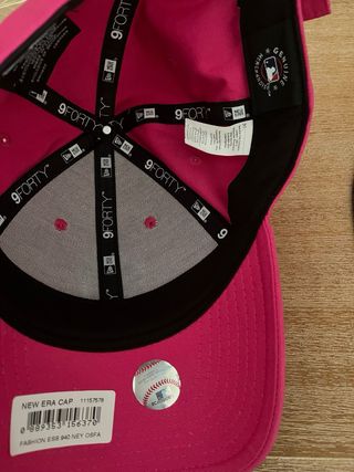 Gorra New Era NY rosa