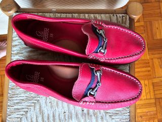 Mocasines rojos Eli - Piel