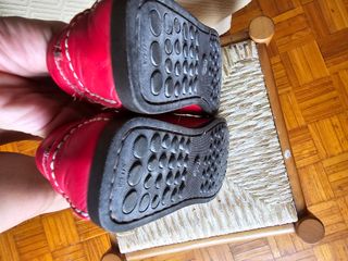 Mocasines rojos Eli - Piel