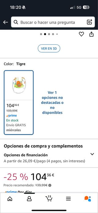 Saltador Bebé Tigre - ¡Como nuevo!