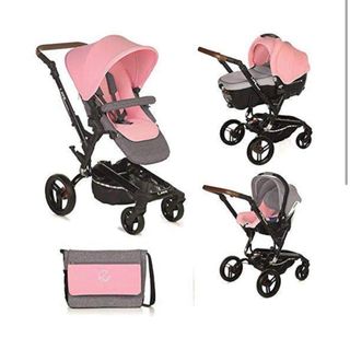 Carro Bebé 3 piezas Rosa
