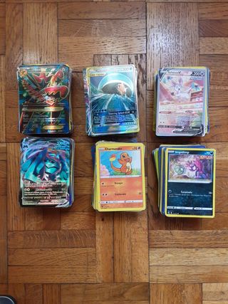 550 cartas Pokémon - no oficiales.