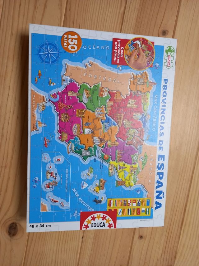 Puzzle 150 piezas Provincias España