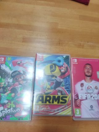 Nintendo Switch: ARMS & FIFA 20 y Splatoon 2